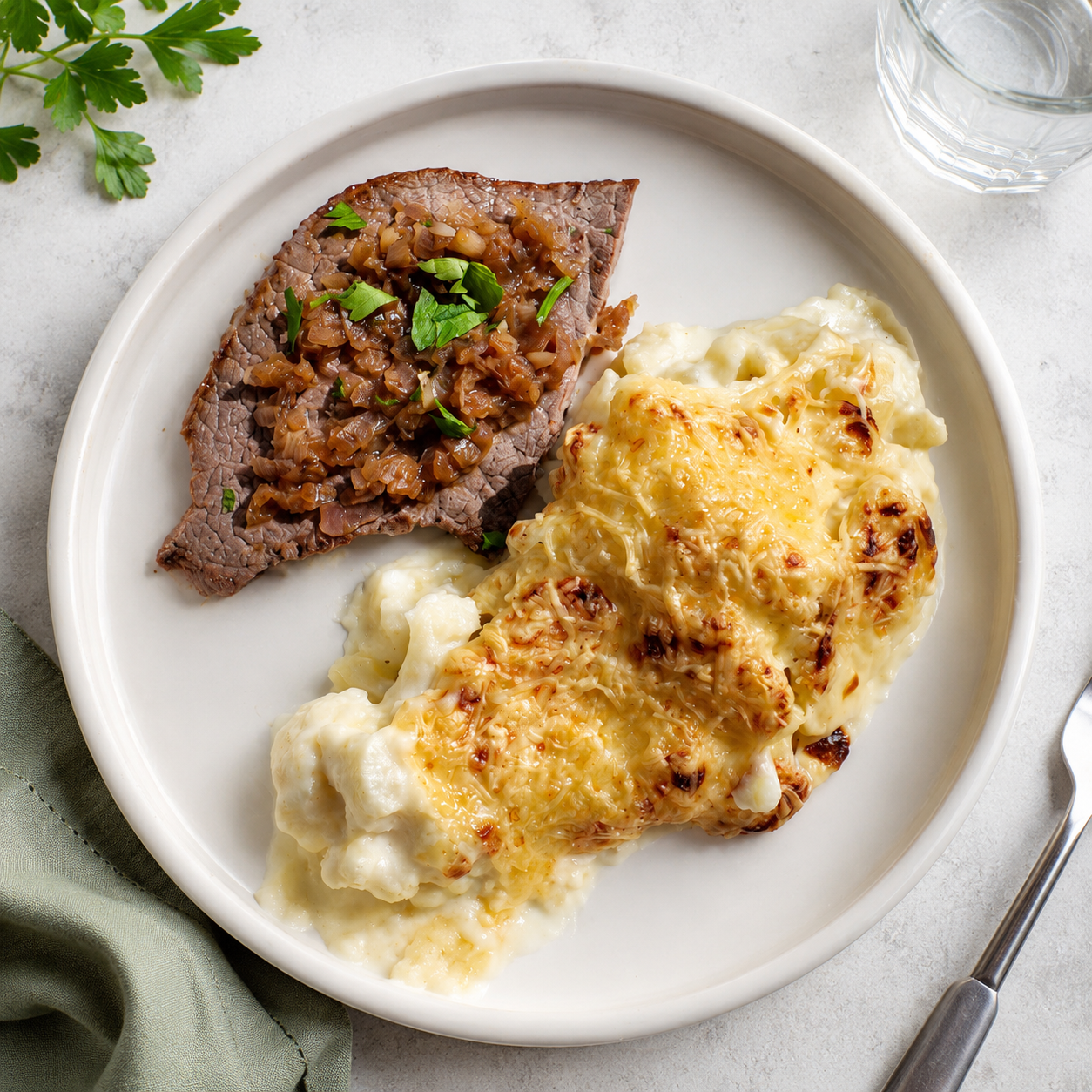 Filet de boeuf et gratin dauphinois