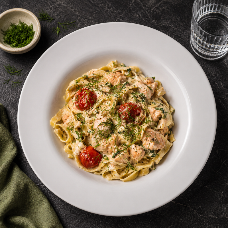Tagliatelle au saumon