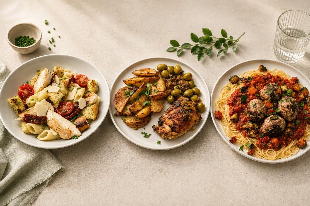 Sélection de plats Mileyo